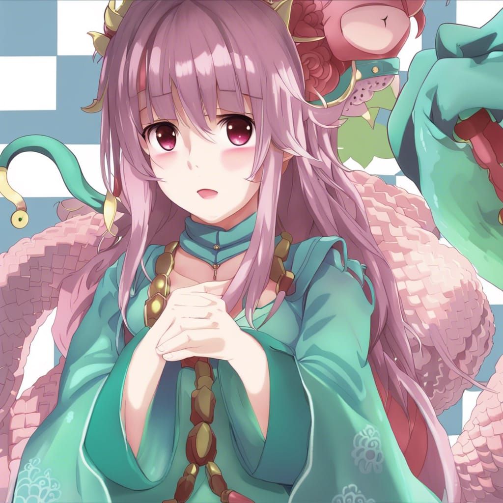 Cute lamia girl - AI Generated Artwork - NightCafe Creator