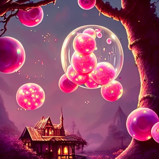 pink bubblegum treehouse