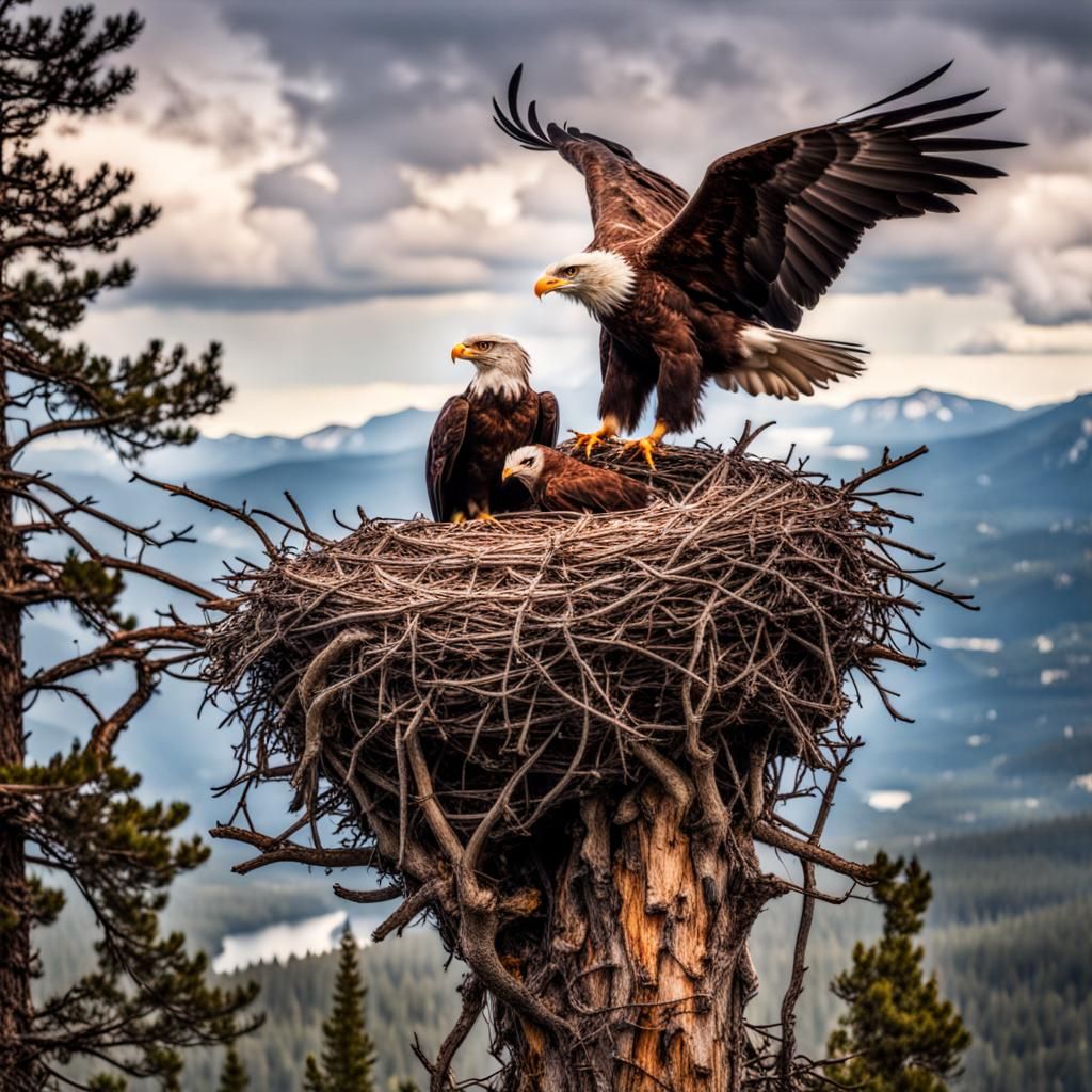 Eagle's Nest Rocky Mountains  by @Hapalua Hawaii