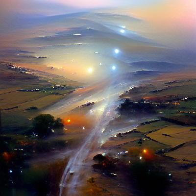 hazy cosmic trace