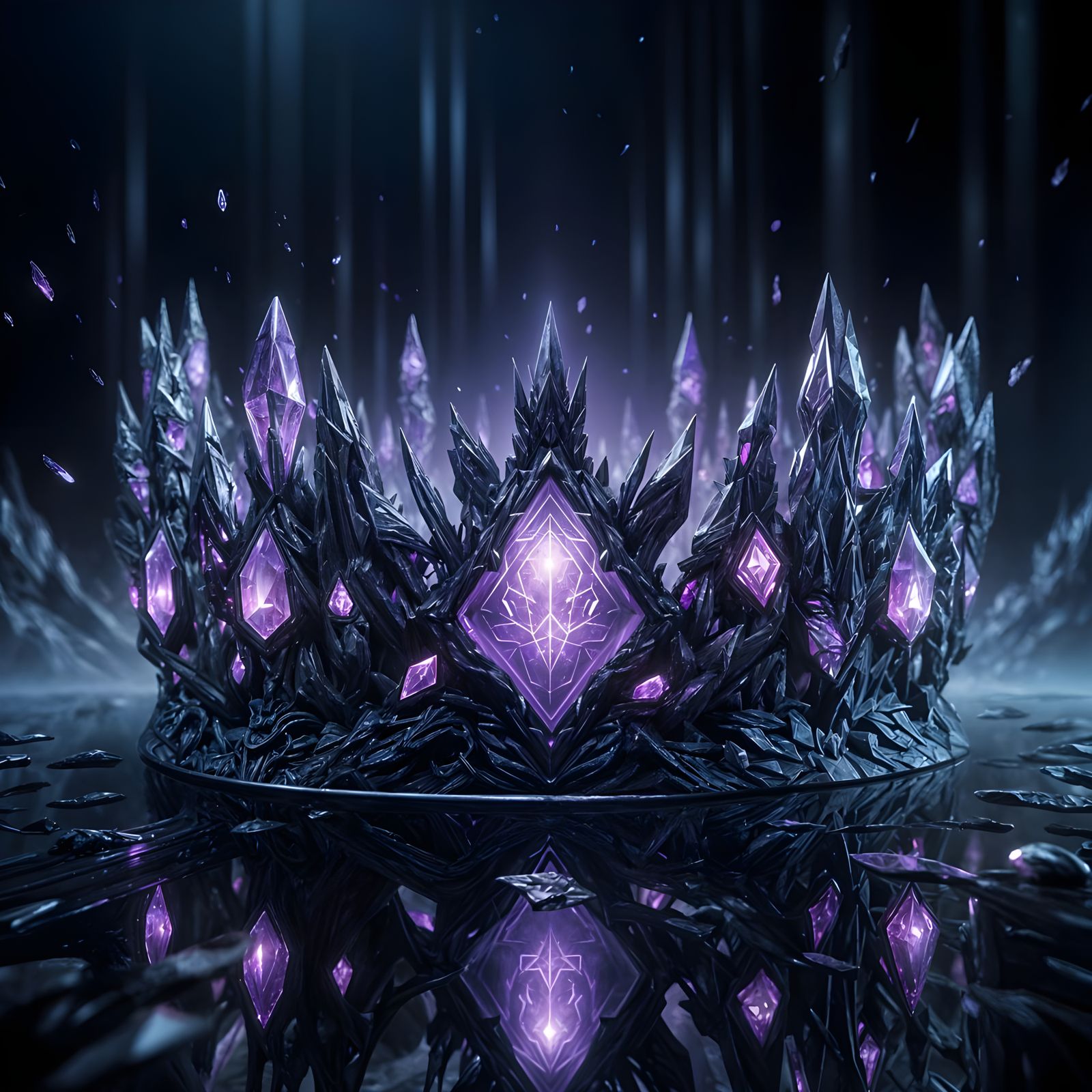 The Cursed Sigilshard Diadem  by @Ascensionism