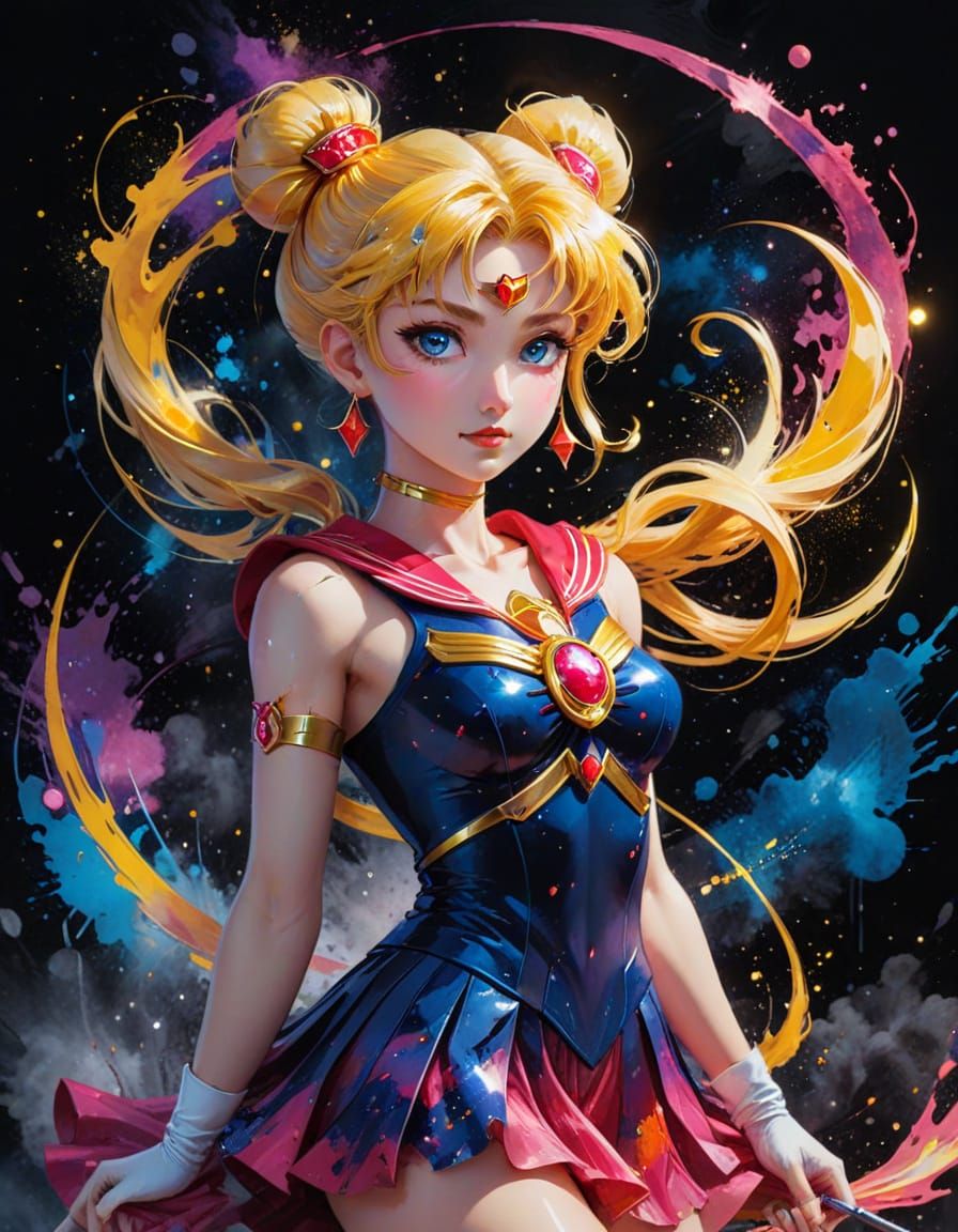Sailor moon  by @Mariett