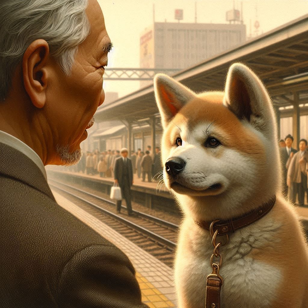 Hachiko the Akita