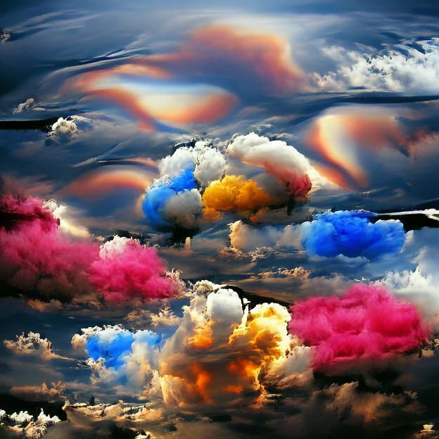 beautiful clouds colors