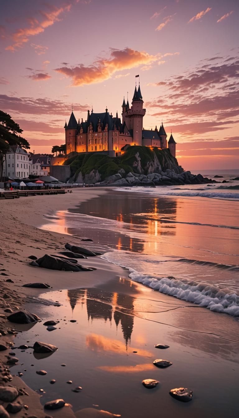 a beach scenery...
