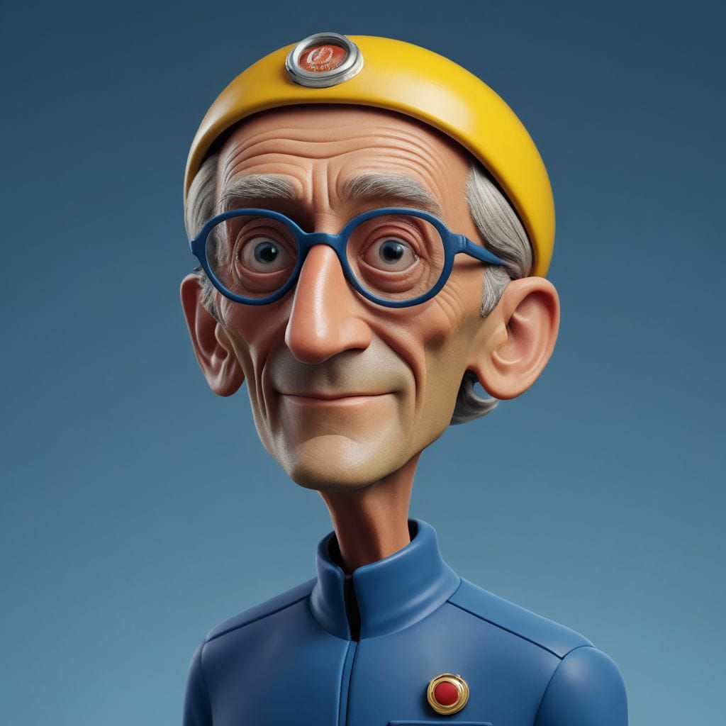 Caricatures - J.J. Cousteau