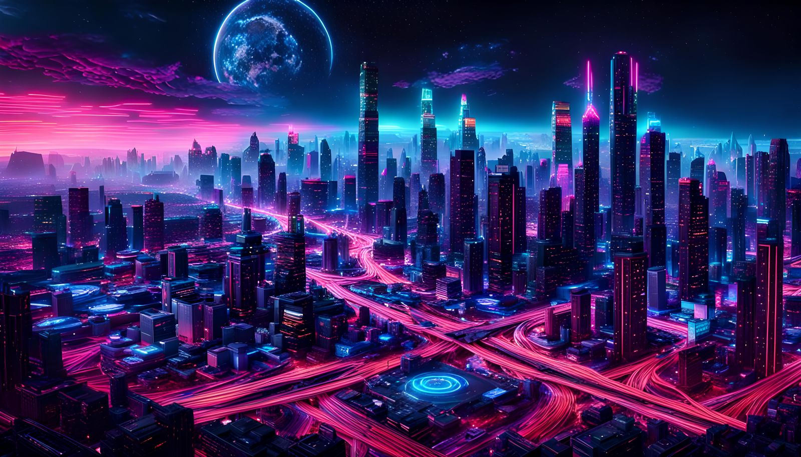 Neon Landscape