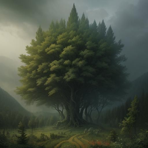 French countryside forest