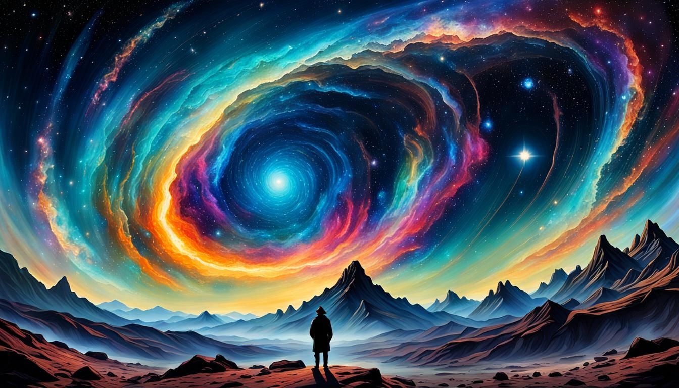 Artwork that conveys the sense of awe and wonder inspired by...