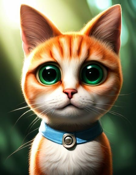 cute kitty 3D character