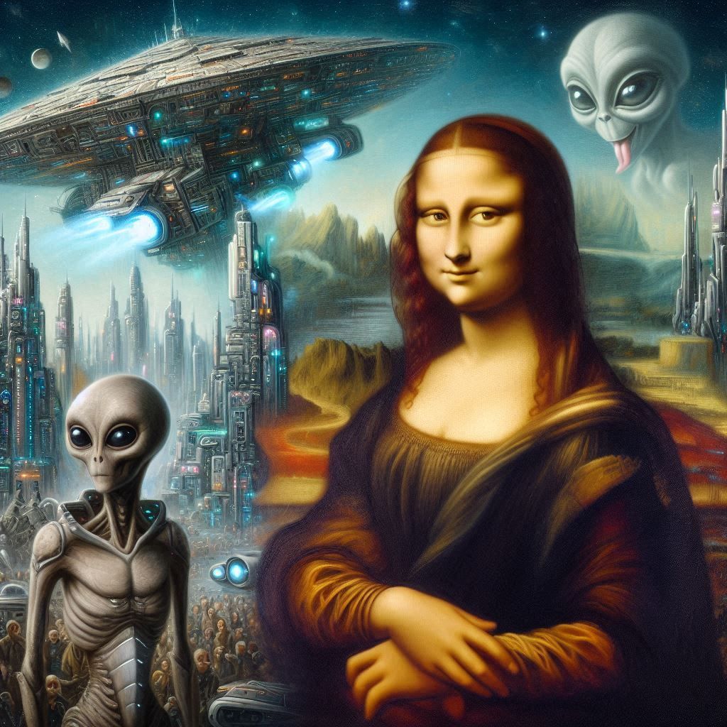 If Leonardo had experienced an extraterrestrial visit...