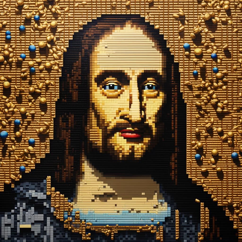 Pixel portrait