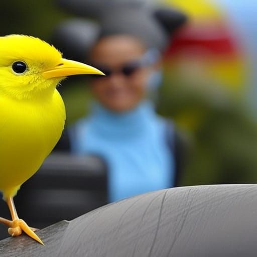 Cute Yellow Bird