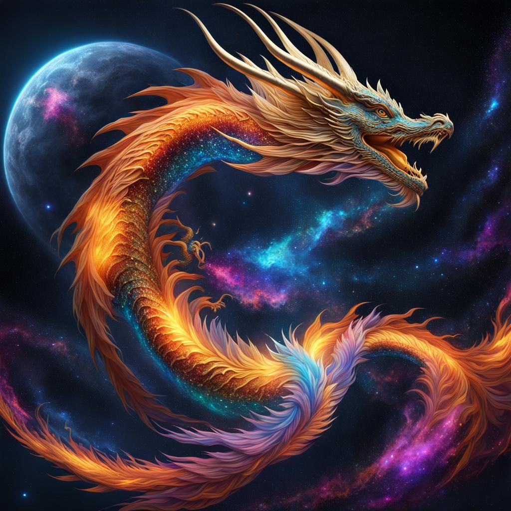 Celestial Dragon  by @Hawk