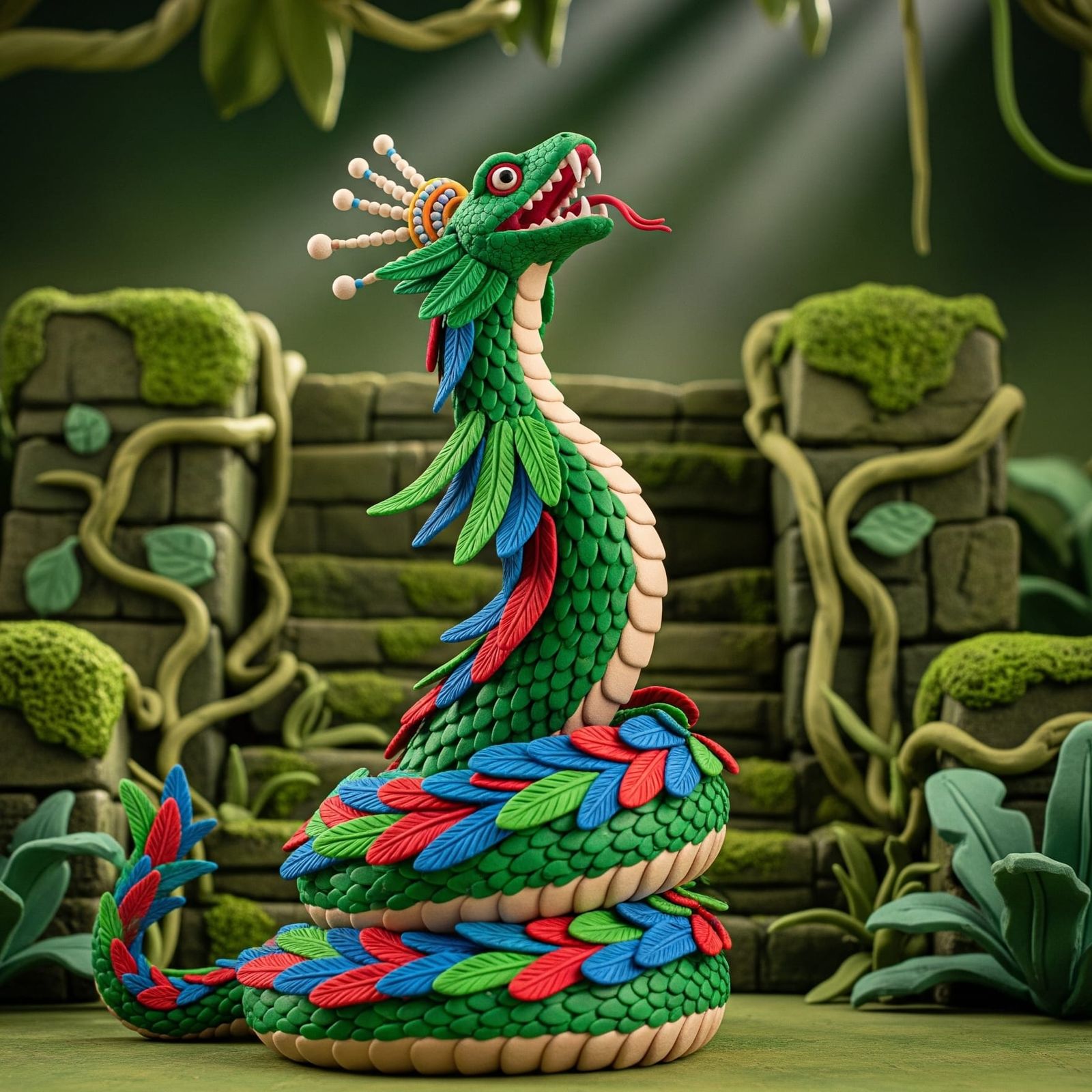 Quetzalcoatl in Clay