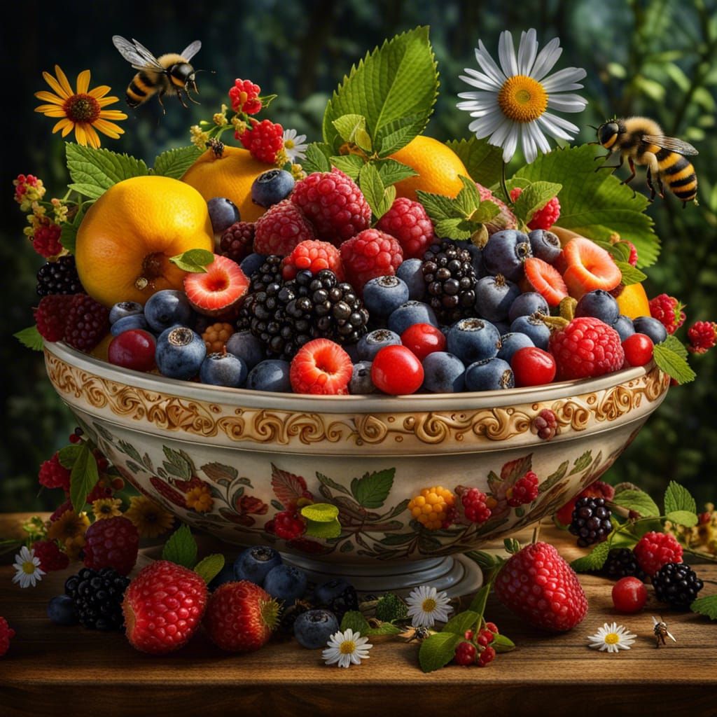 fresh from the garden  by @Lady on Fire