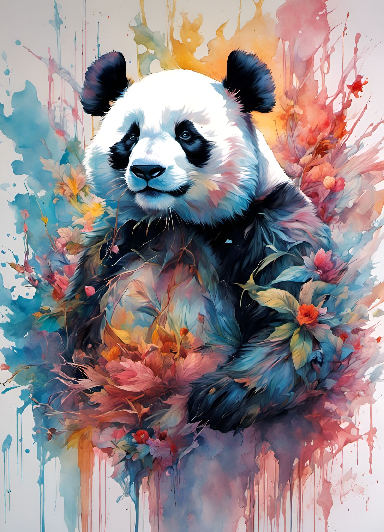 Splash panda