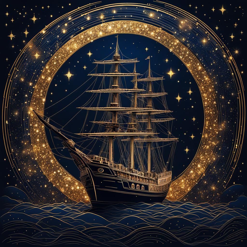 Sailing ship  by @Julie-Anne