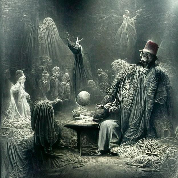 "The Magician" Gustave Dore