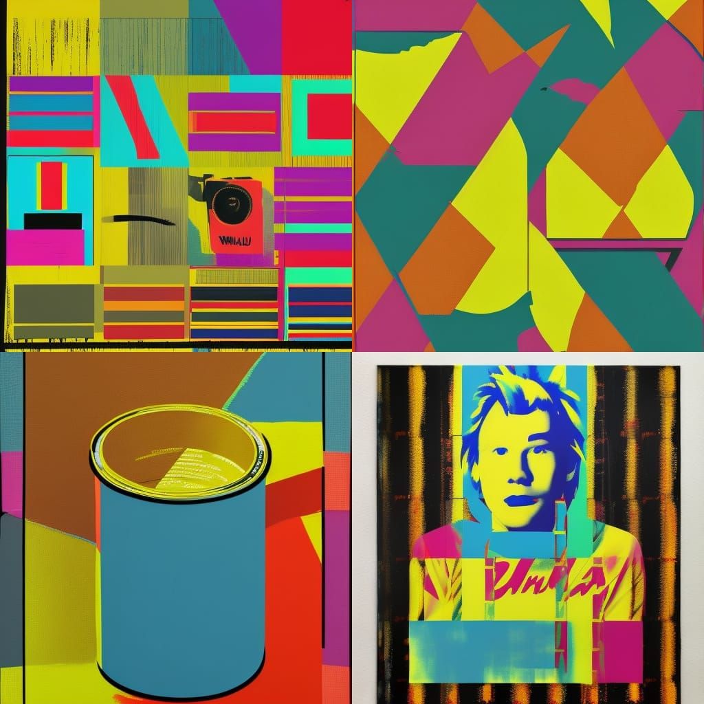 Andy Warhol banana duct tape painting