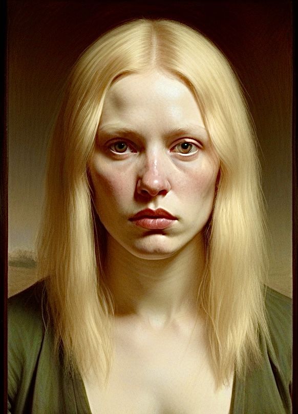 Portrait in the style of Nerdrum