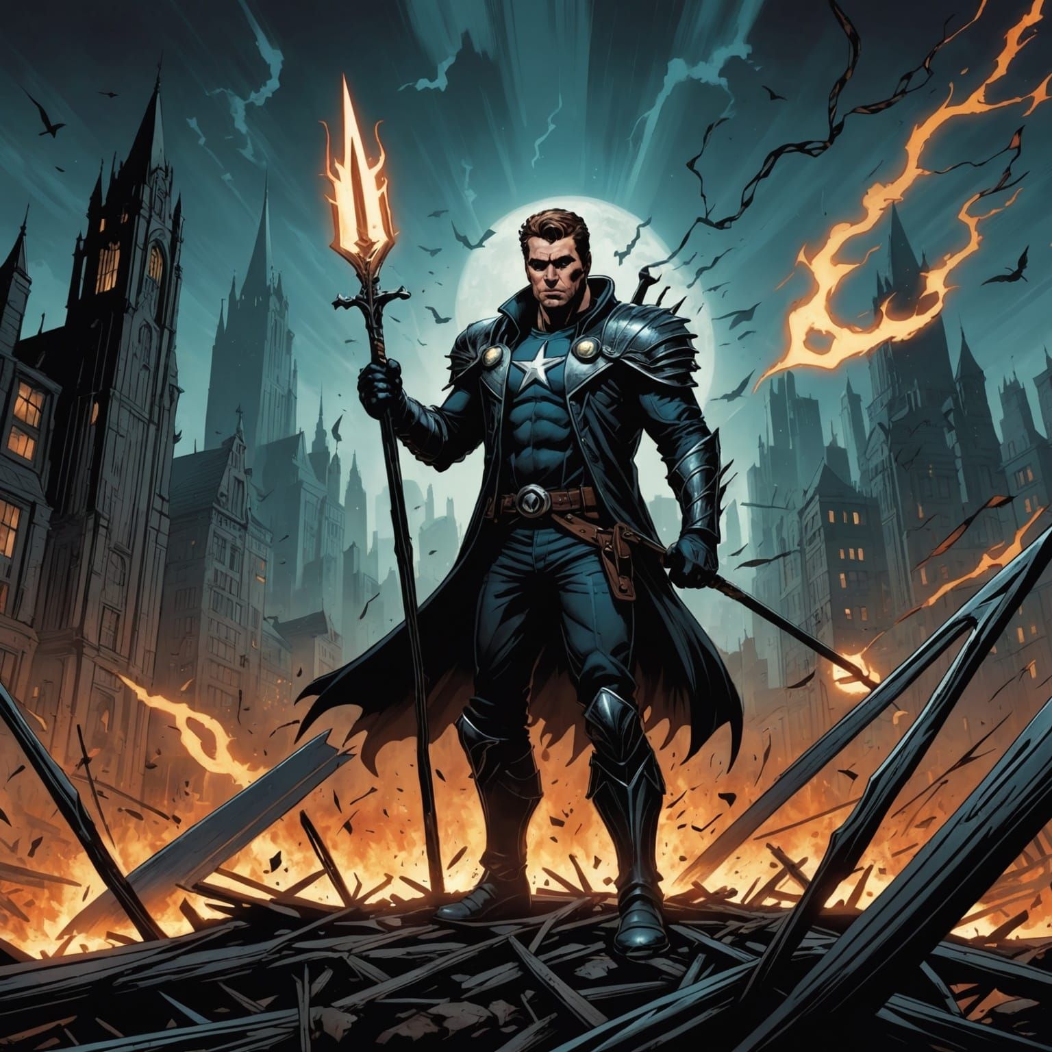 A pitchfork AI Generated Artwork NightCafe Creator