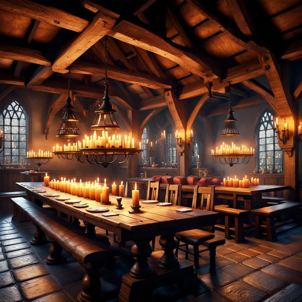 Medieval Tavern 2 - AI Generated Artwork - NightCafe Creator