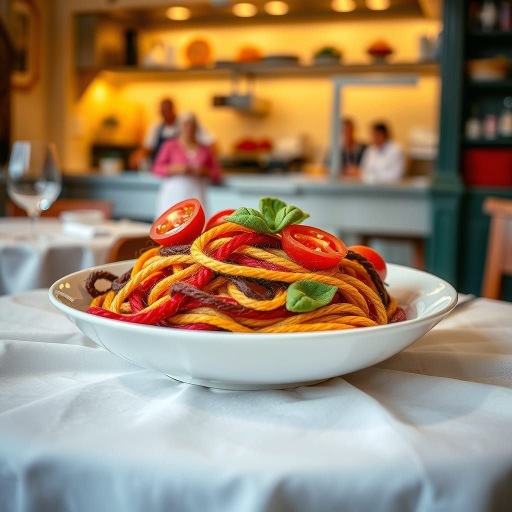 Yarnpasta al pomodoro, Grandma’ signature dish  by @Kikifoufou