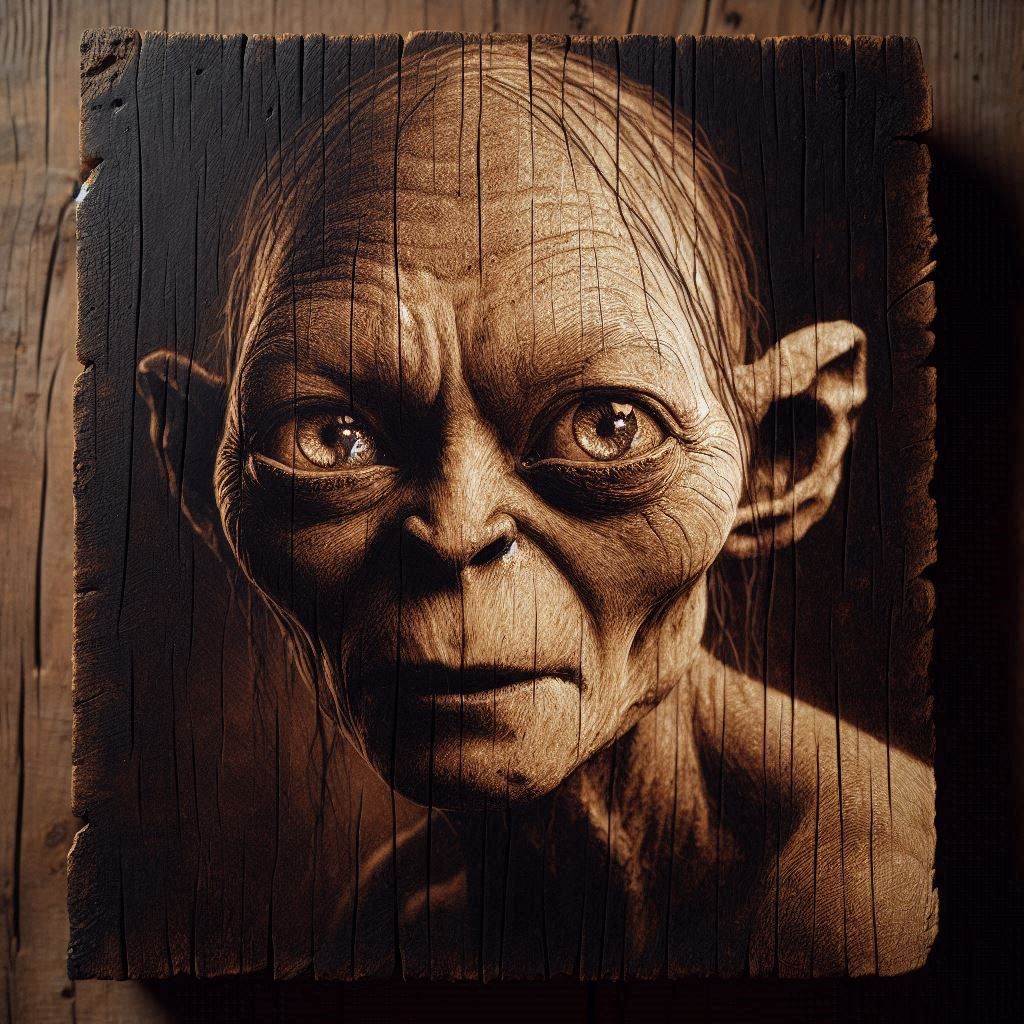 A Portrait of Gollum