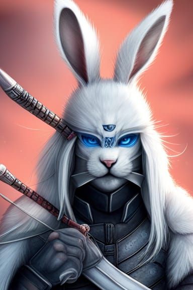 Samuri Rabbit   by @Skyler -or - Koda - Air - Prince