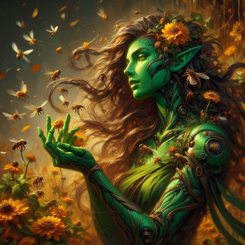 The Bee Keeper - Green Lady Nenioc 2.0