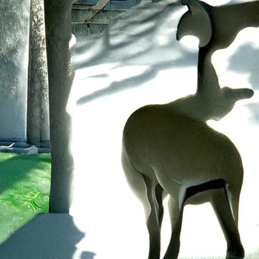 deer in light