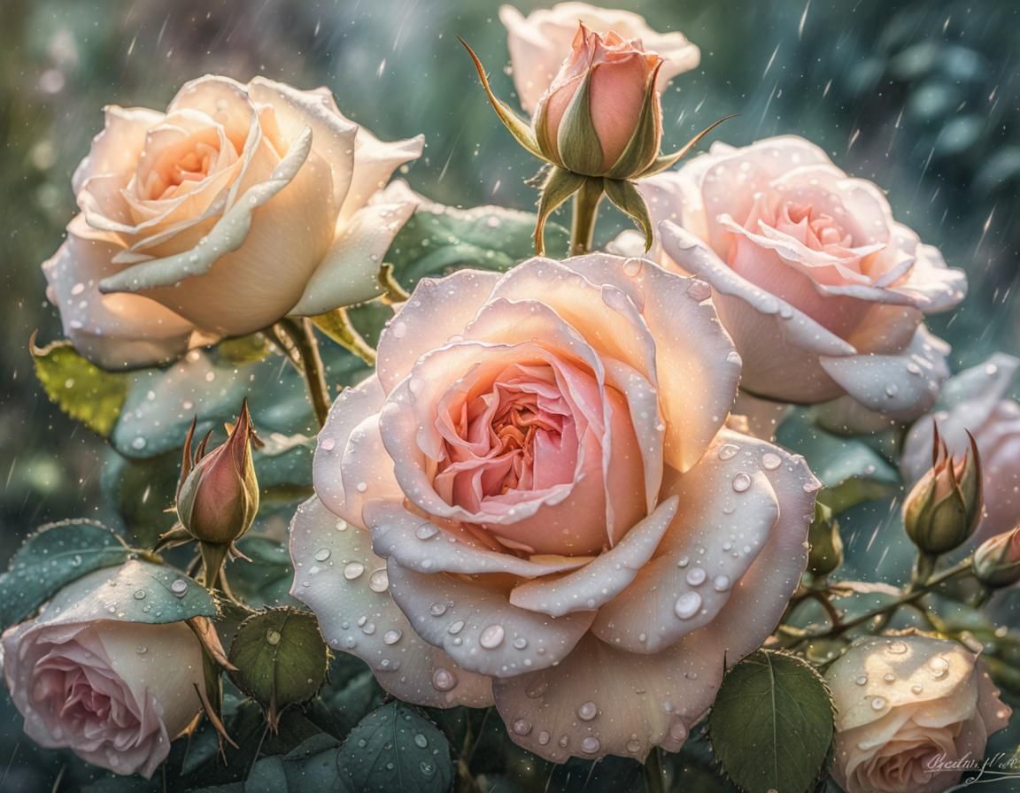 Pastel Roses   by @Drivers