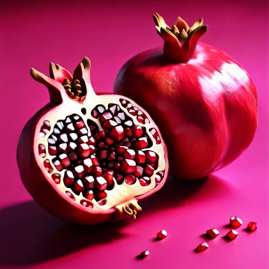 Pomegranates AI Generated Artwork NightCafe Creator