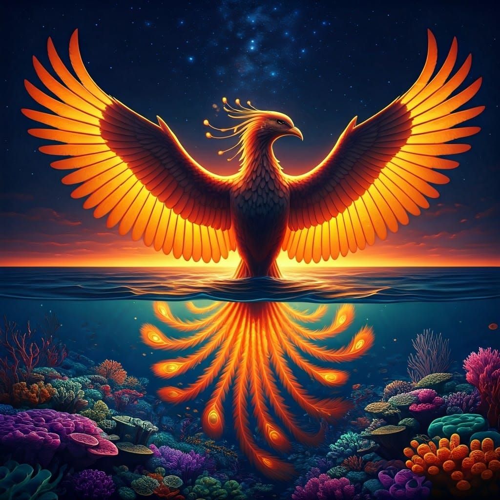Harmony of Elements: Fire Meets Ocean