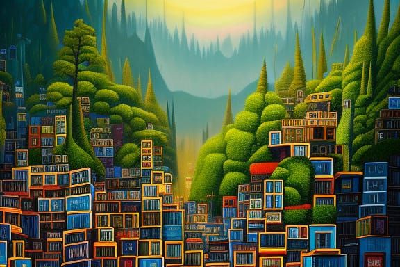 Abstract Forest Blocks