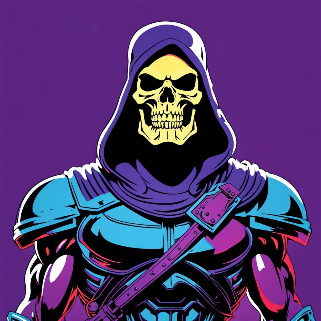 Skeletor, Masters of the Universe, MOTU, - AI Generated Artwork ...