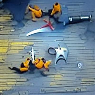 Among us imposter stabs crew mate