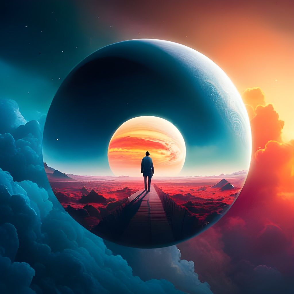 Windows in planets  by @Evergreen