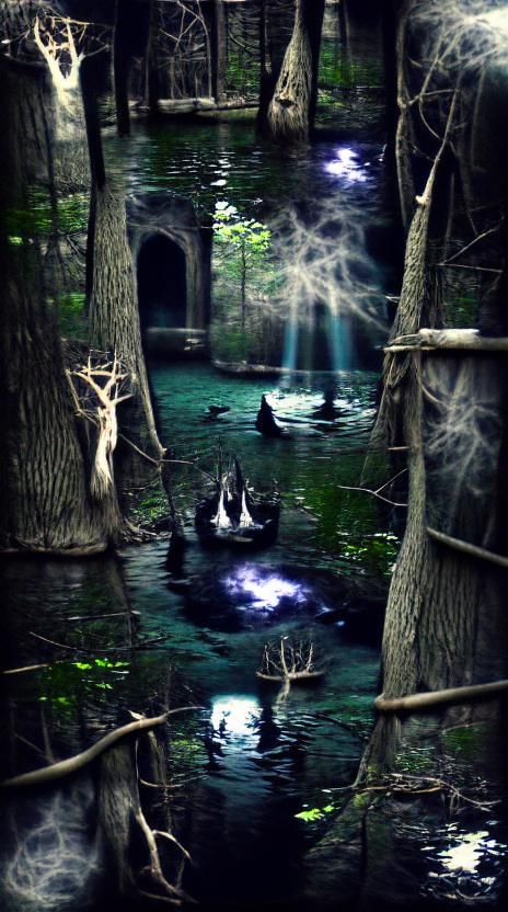 Beautiful desolate woods.