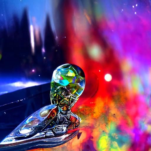 Glass spaceship