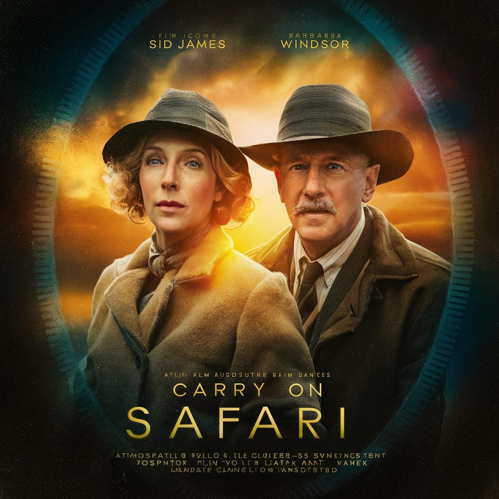 Poster for a film - "Carry On Safari"   by @Henley Santa