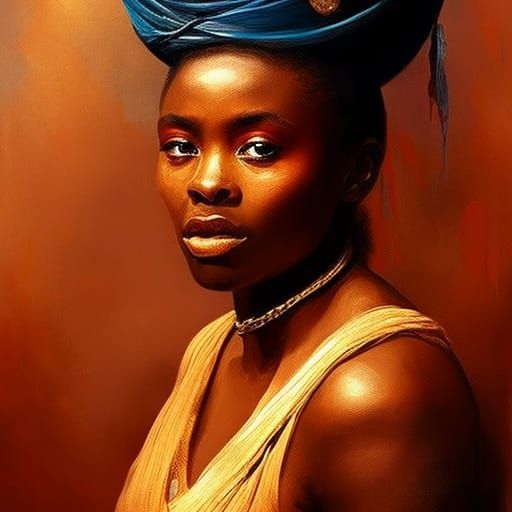 Portrait of an charming african!!