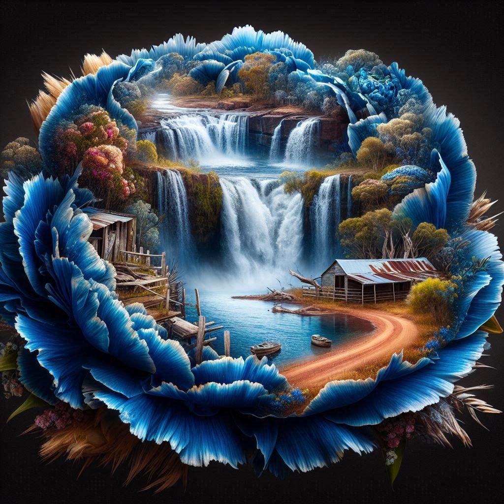 The blue carnation outback