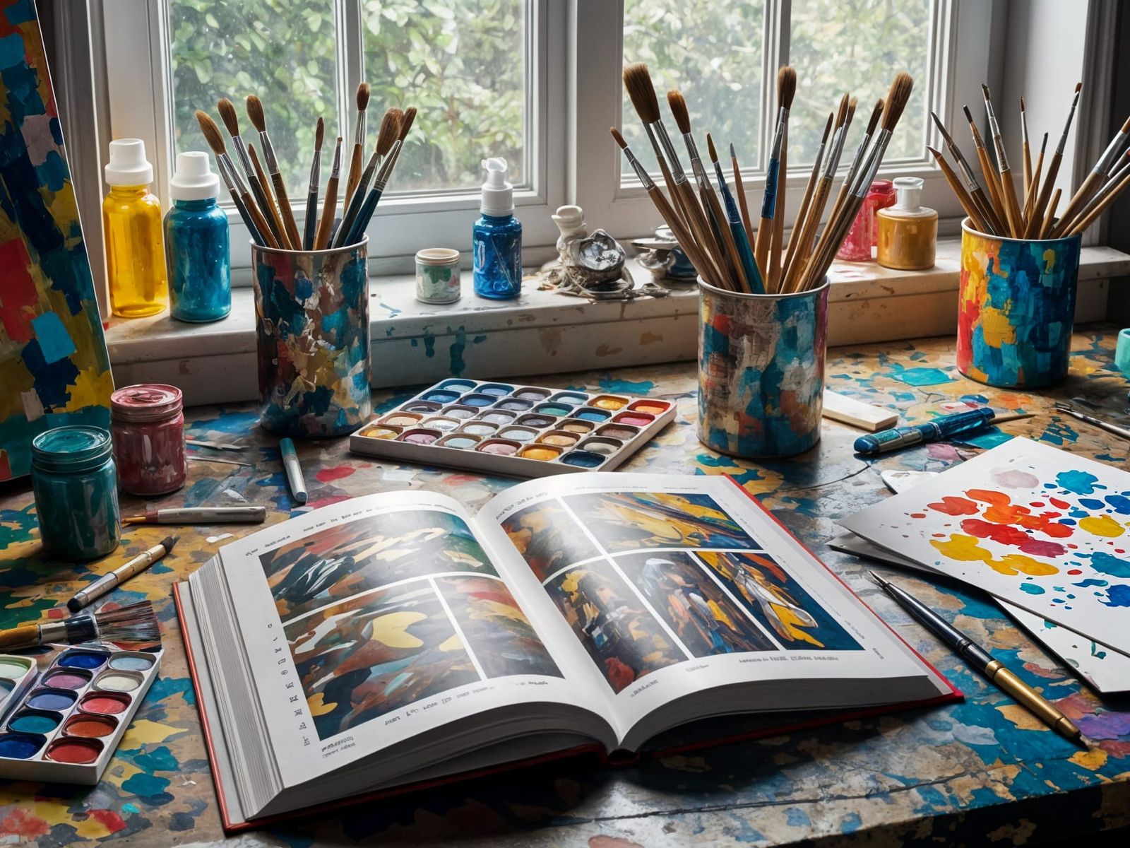 artist's workspace   by @Jane Jay
