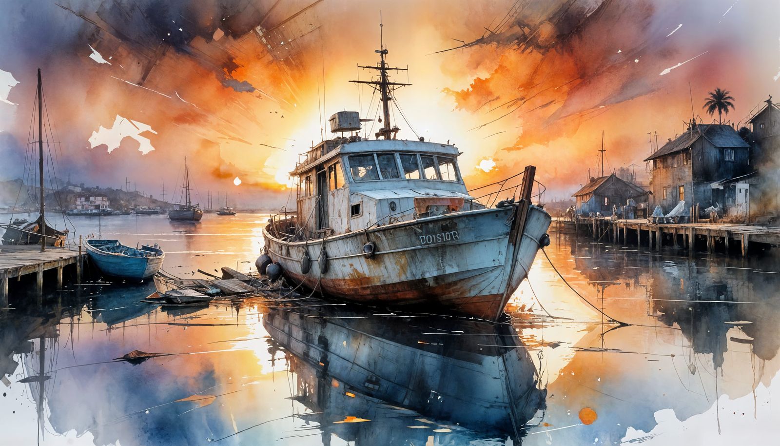 Brushstrokes of the Dusk  by @Coco Lasticot