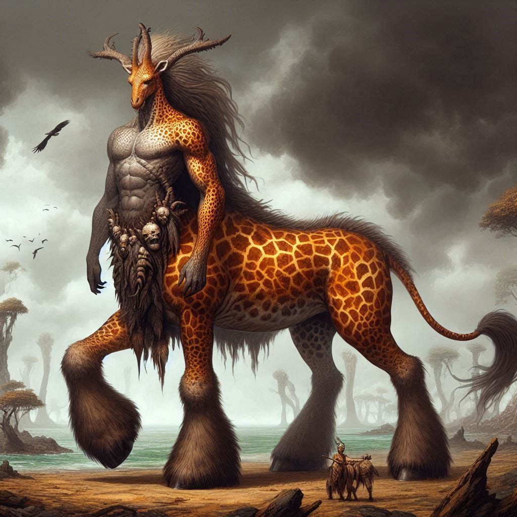 gargantuan giant-giraffe guy goes gracefully