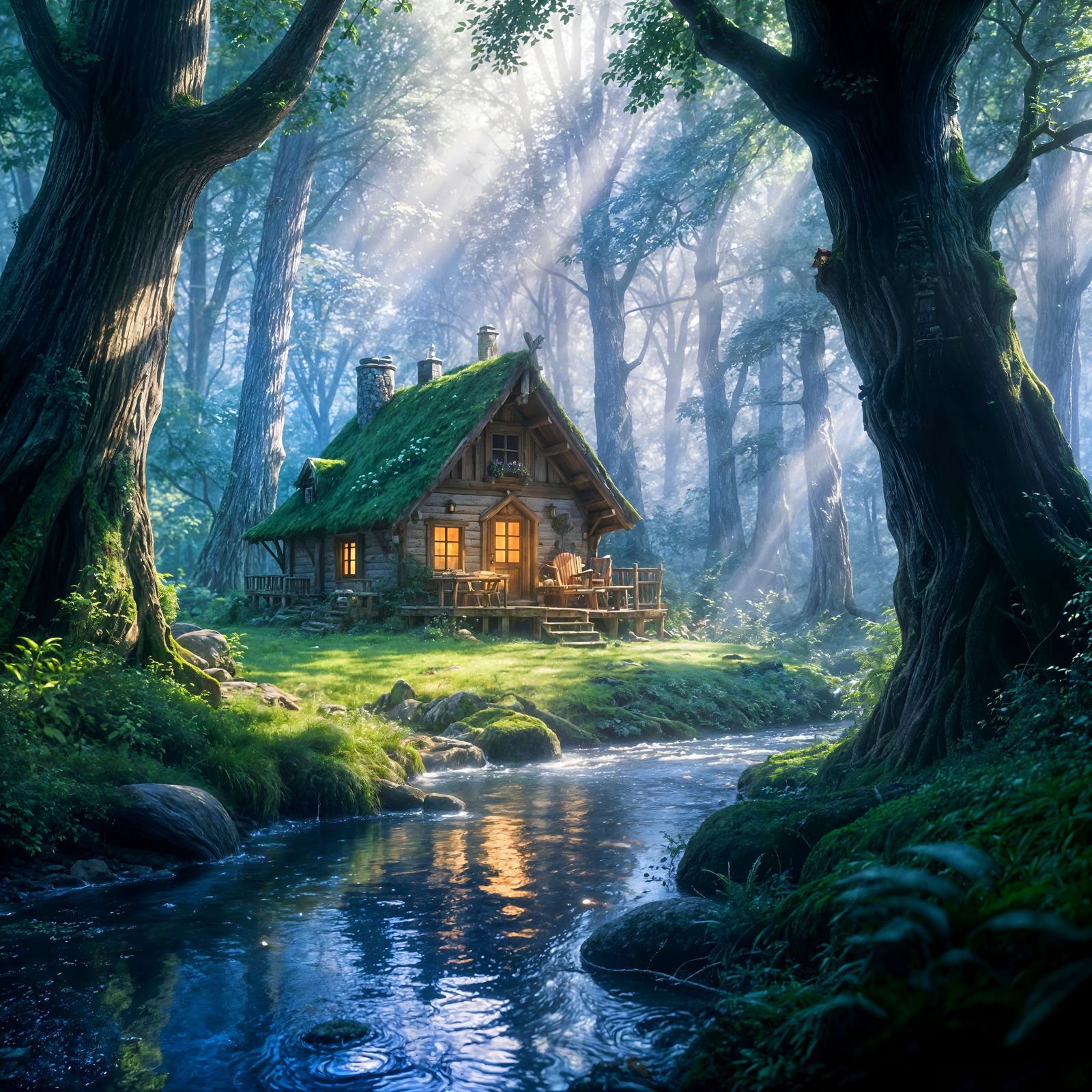 The Cabin  by @Hinty