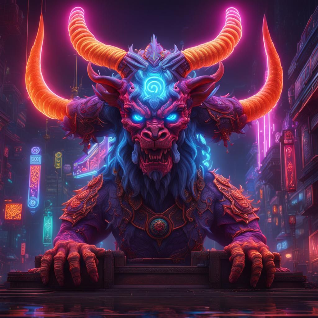 neon oni