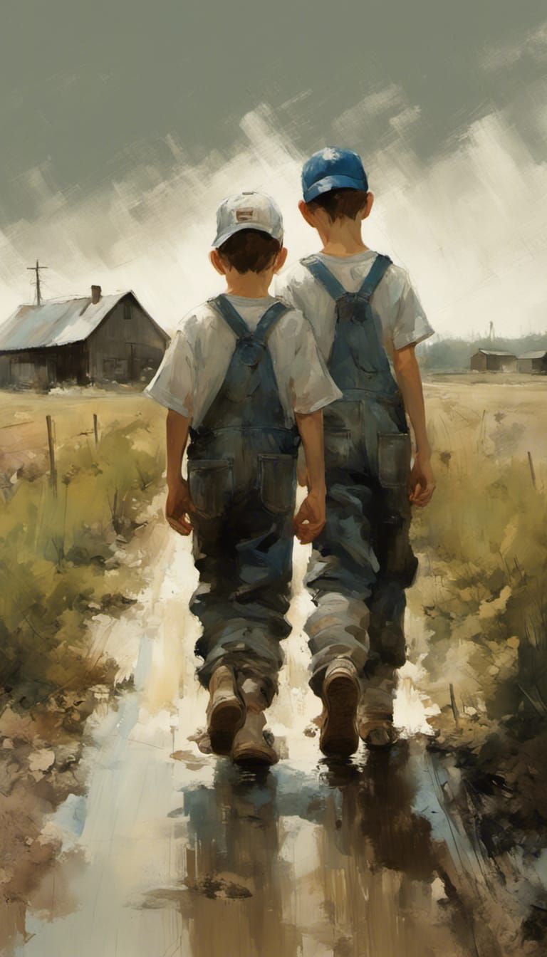 Brothers.  A forever friendship.  by @CrowesWitch